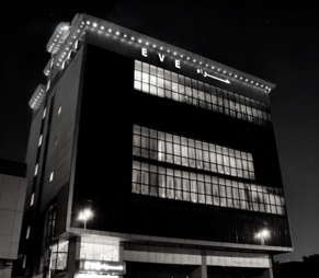 EVE illuminated sign, Prince Sultan Street, Jeddah