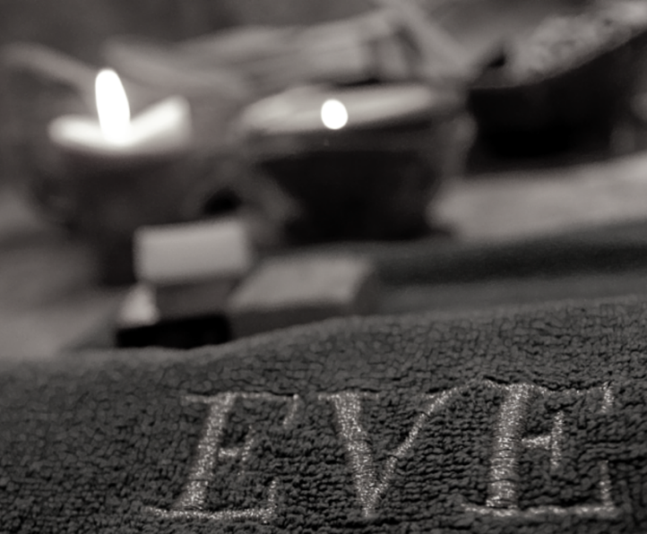 EVE monogrammed spa towel